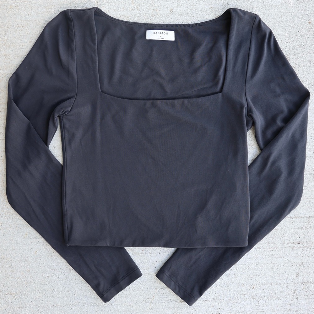 Babaton Black Long Sleeve Top